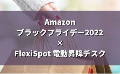 2022 Amazonブラックフライデー × FlexiSpotビッグセール